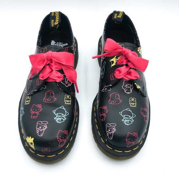 Martens HELLO KITTY FRIENDS 1461 SMOOTH LEATHER OXFORD SHOES